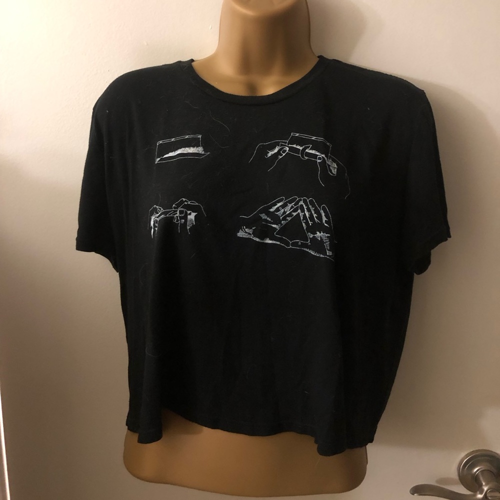 flosstradamus crop top tee